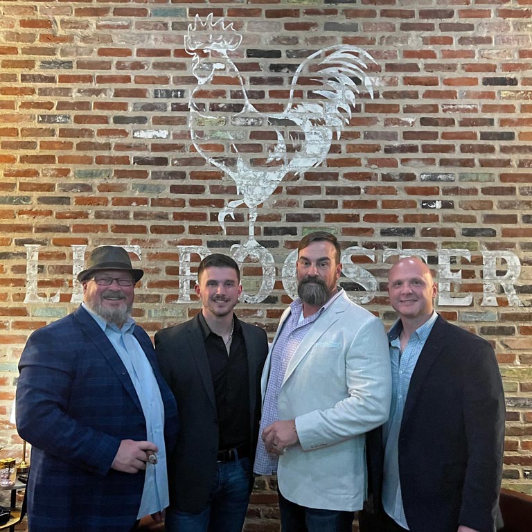 The owners of The Lit Rooster